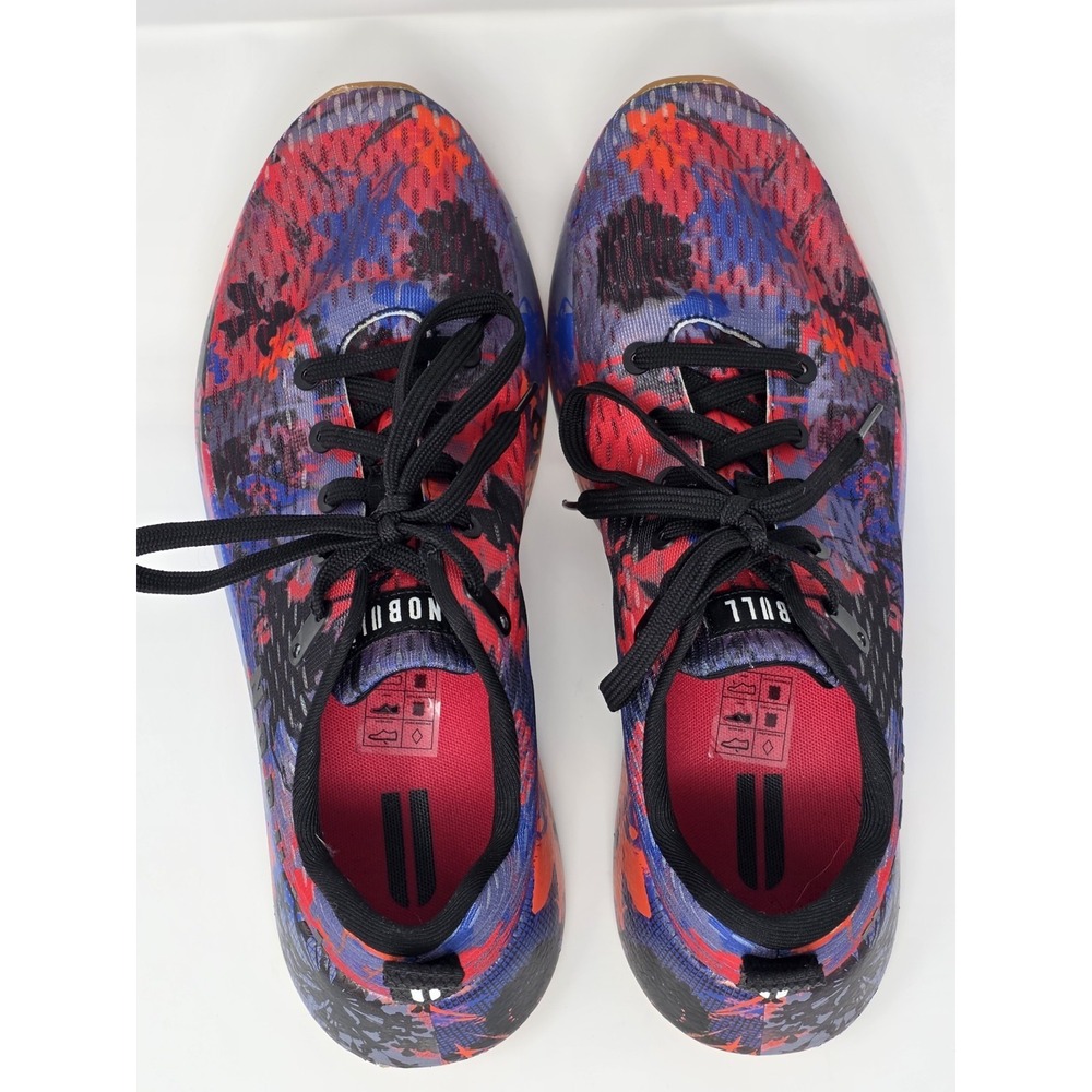 Nobull Trainer Size Men's 9.5 / Womens 11 Gym Shoes Black Pink Spring Floral - Picture 5 of 7